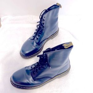 Dr. Martens Navy Blue Marin Boots